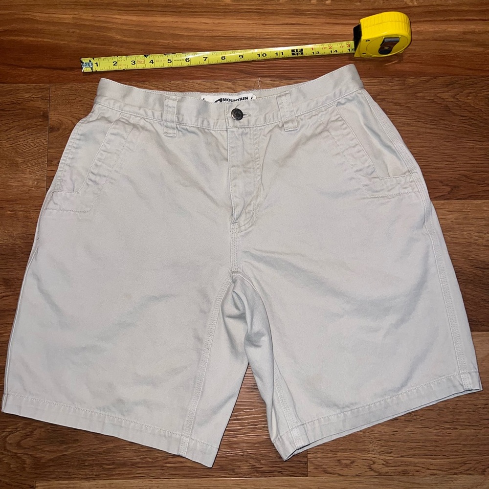 Mountain Khakis Tan Flat Front Shorts
